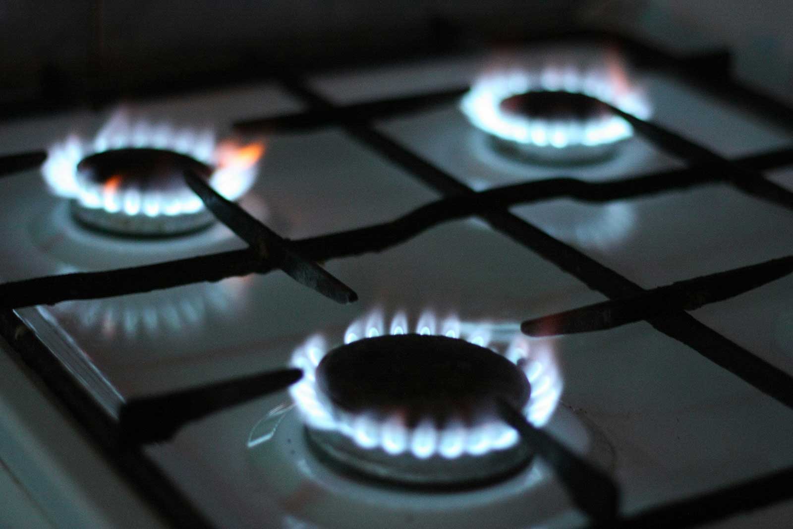 A gas hob