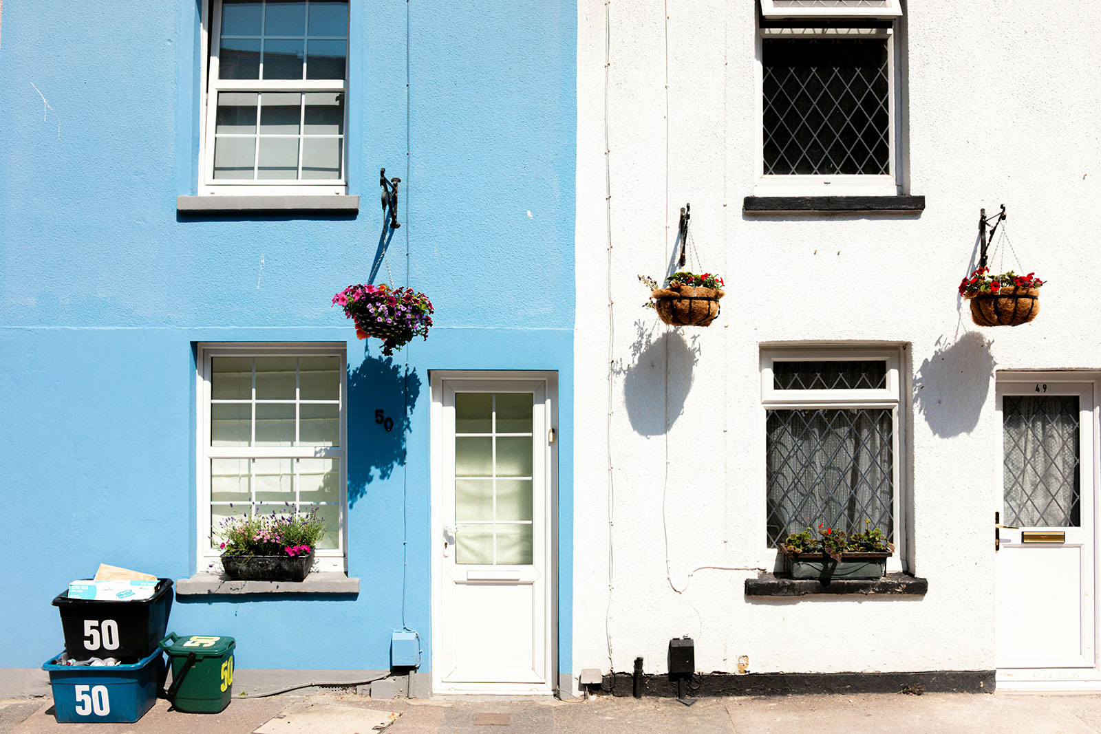 A house during summer