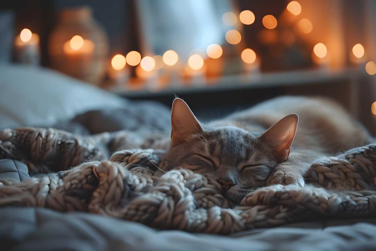 A cosy cat